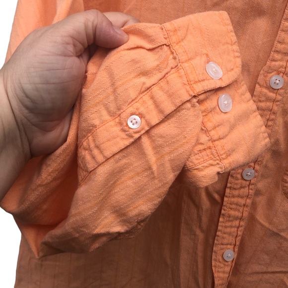 Old College Inn Orange Oxford Shirt size Medium - Picture 5 of 9